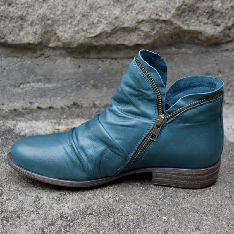 Elara™ | Elegant Faux Leather Boots